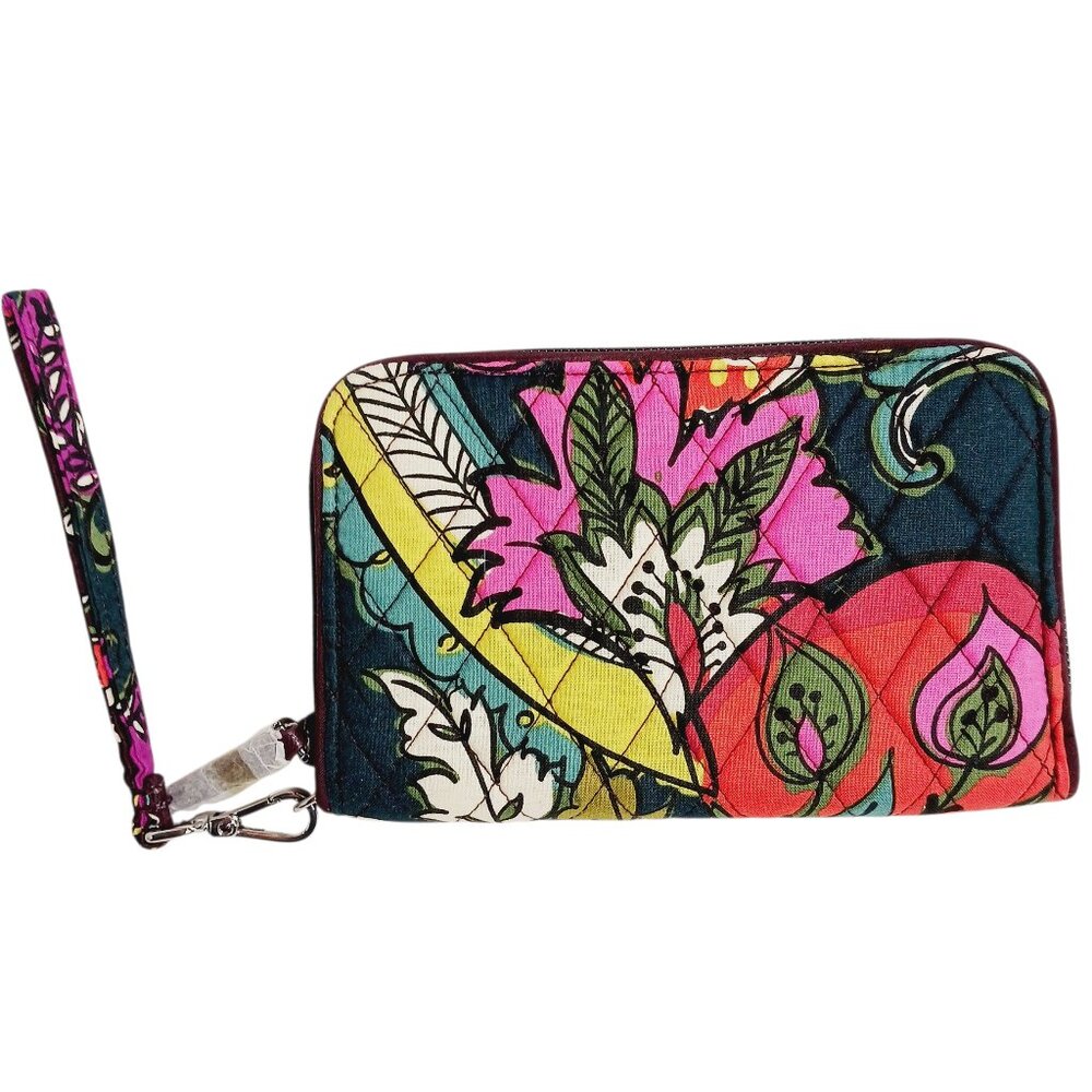 NWT Vera Bradley RFID Grab & Go Wristlet, Autumn Leaves, Approx. 7" X 4"
